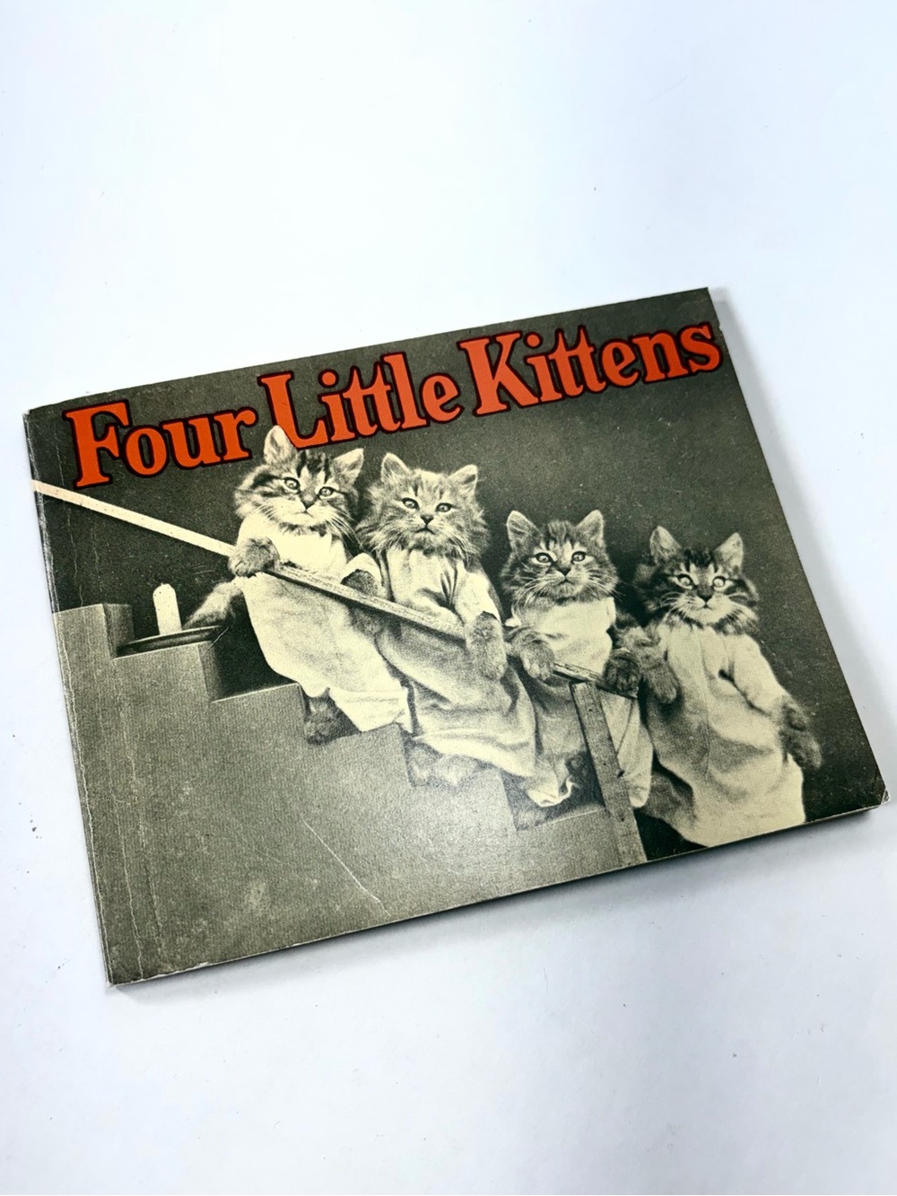 Four Little Kittens Vintage-Style Cat Book by Harry Whittier Frees